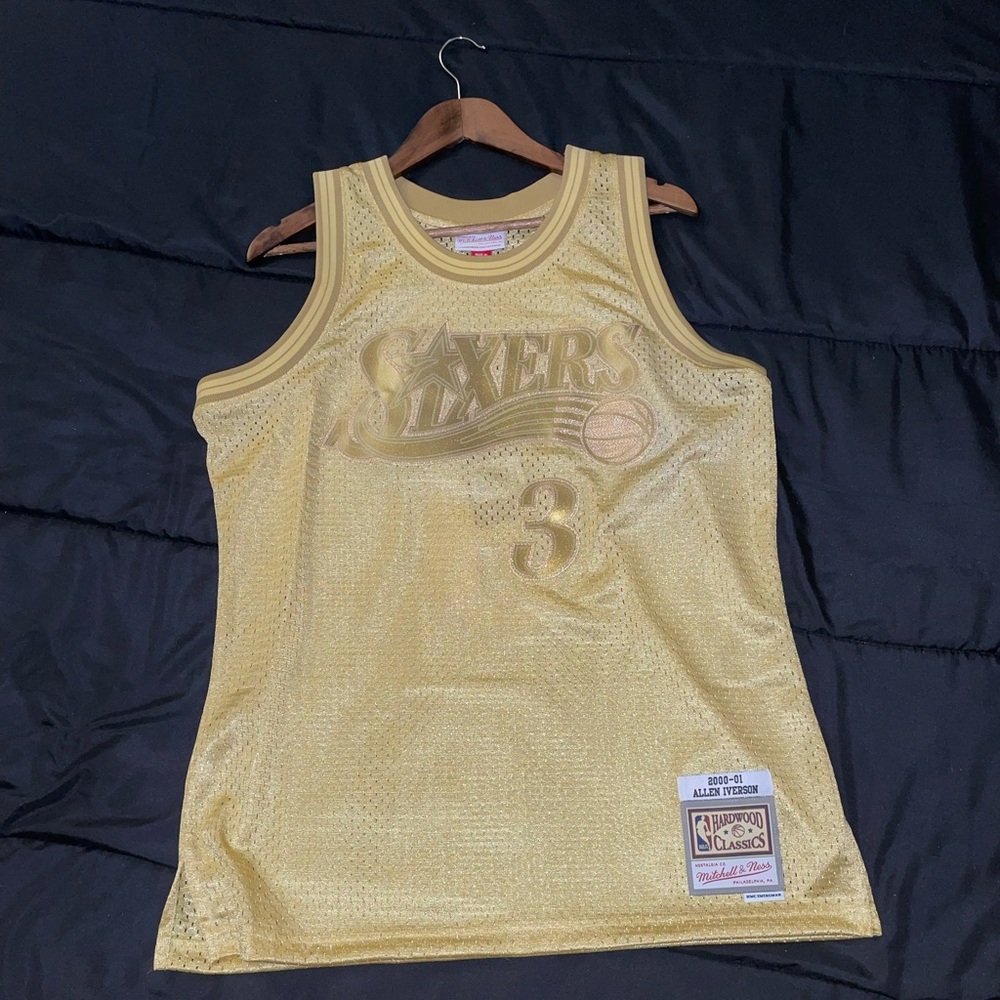 Allen Iverson Gold Edition Jersey